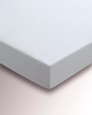Brushed Cotton Fitted Sheet King Silver