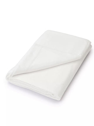 Brushed Cotton Flat Sheet King White