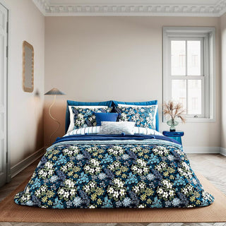 Mia Double Duvet Cover Set Blue/Green