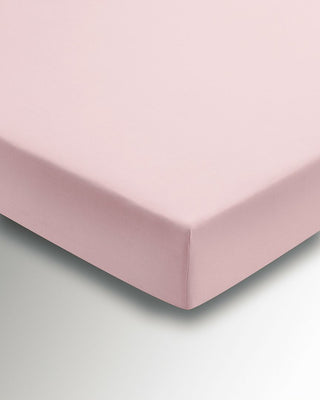 Plain Dye Blush Fitted Sheet Double