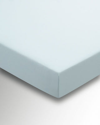 Plain Dye Duck Egg Fitted Sheet Double