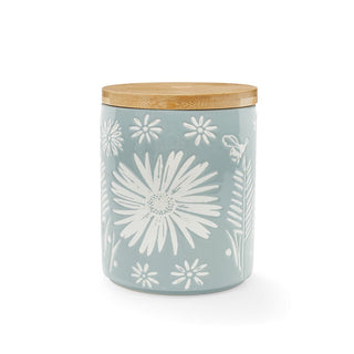 Homestead Ceramic Canister Grey-Blue