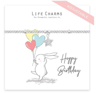 Happy Birthday Rosey Rabbits Bracelet