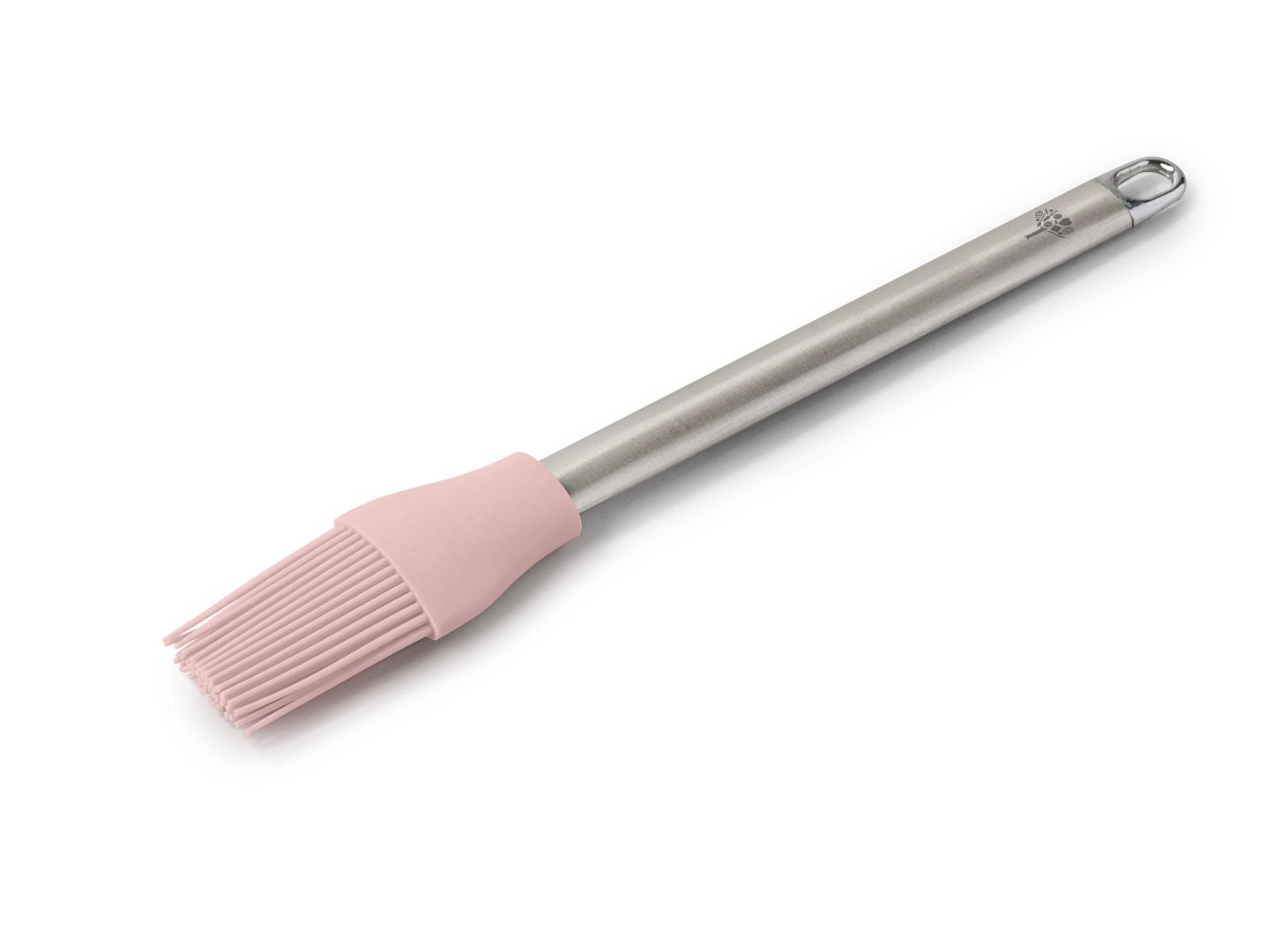 Brush Silicone S/S Handle Rose Pink