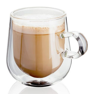 Judge Double Walled Glassware, 2 Piece Latte Glass Set, 275ml