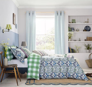 Arts & Crafts Single Duvet Cover Set Cobalt