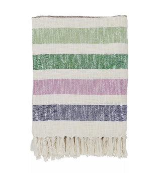 Beekeepers Cottage Stripe Throw Multi