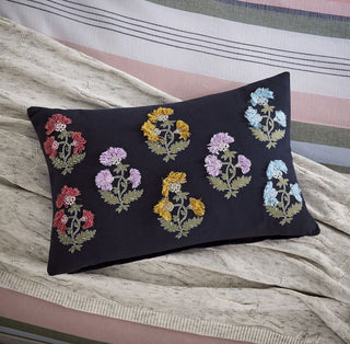 Chamomile Cushion Navy