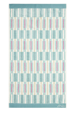 Collector Geo Bath Towel Aqua