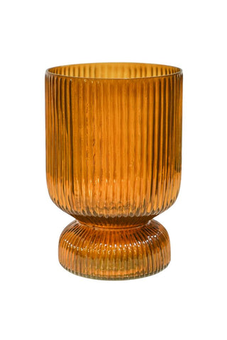 Jewels Tiered Vase Amber