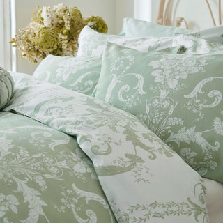 Josette Fresh Green King Duvet Cover Set