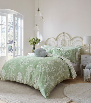 Josette Fresh Green King Duvet Cover Set