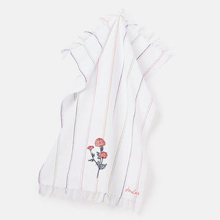 Country Cottage Woven Tea Towel