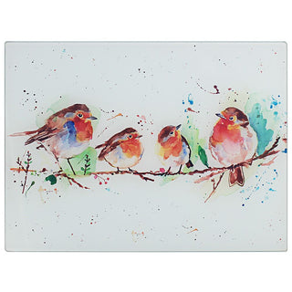 Winter Robin Cutting Board