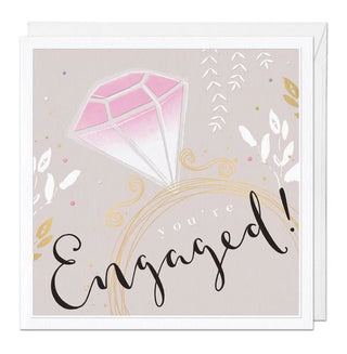 You're Engaged Luxury Engagement Card