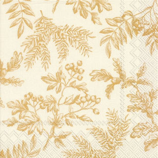 Silent Plants Gold Cream Napkins