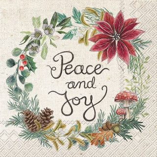Peace And Joy Linen Napkins