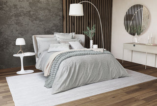 Luana Duvet Cover Double Silver
