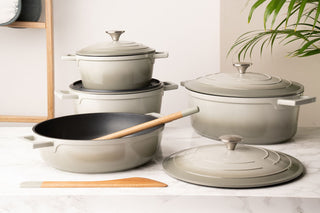 MB At Home 24cm Cast Aluminium Round Casserole