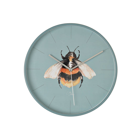 Meg Hawkins Bee Round Wall Clock