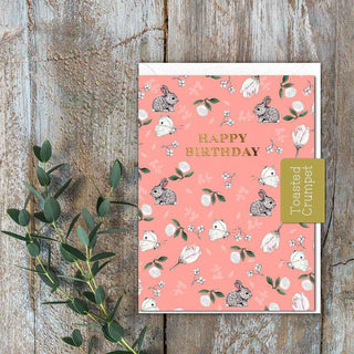 Happy Birthday Bunnies & Butterflies Mini Moments Card