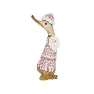 Nordic Blush Christmas Duckling Fairisle 