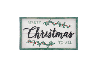 Merry Christmas To All Christmas Sign