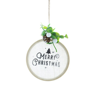 Merry Christmas Hanging Plaque