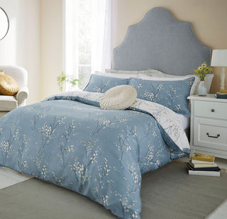 Pussy Willow Dark Seaspray Single Duvet Cover Set