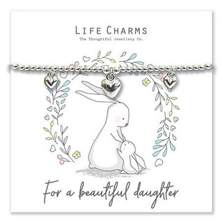 Beautiful Daughter Rosey Rabbits Bracelet