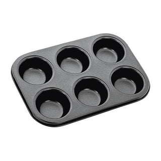 Stellar Bakeware, 6 Cup Cupcake/Muffin Tin, Cup Size 6.5 x 3cm, Non-Stick