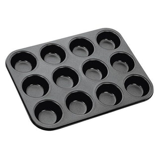 Stellar Bakeware, 12 Cup Cupcake/Muffin Tin, Cup Size 6.5 x 3cm, Non-Stick