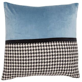 Couture Houndstooth Cushion Sky 45x45cm