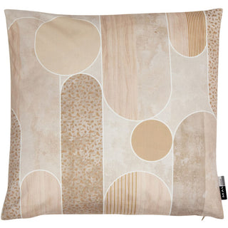 Abstract Velvet Natural Cushion 45x45cm