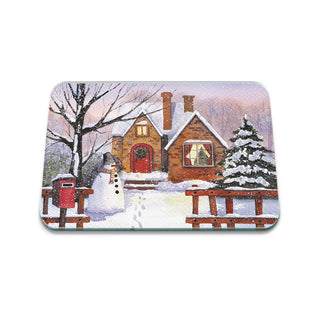 Christmas Cottage Medium Worktop Saver