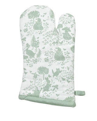 Peter Rabbit Classic Green Pattern Single Oven Glove