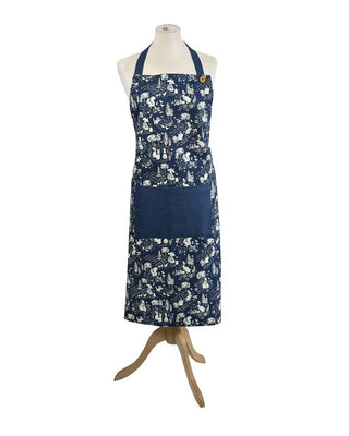 Peter Rabbit Classic Dark Blue Pattern Apron