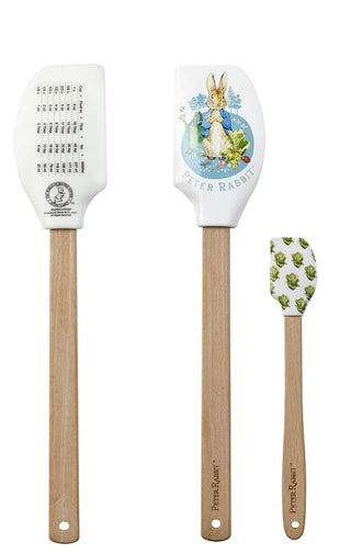 Peter Rabbit & Friends Silicone Baking Spatula Set - Peter Rabbit & Radish