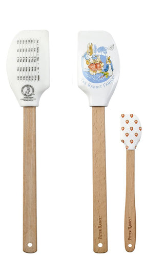 Peter Rabbit & Friends Silicone Baking Spatula Set -Mrs Rabbit & Strawberry