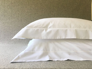 Savile Cord 220 Oxford Pillowcase White