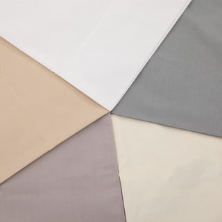 Savile Plain 220 Housewife Pillowcase Standard Silver
