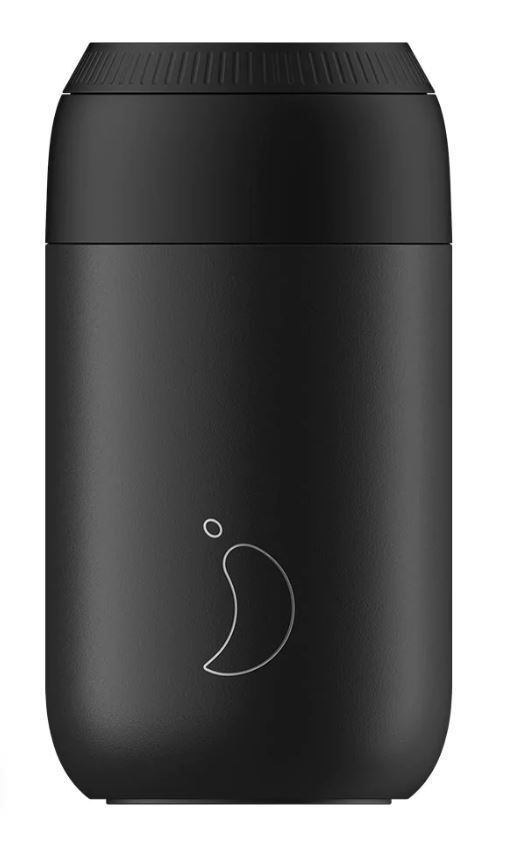 Chilly's 340ml Series 2 Coffee Cup Abyss Black