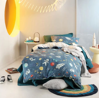 Space Race Single Duvet Cover Set