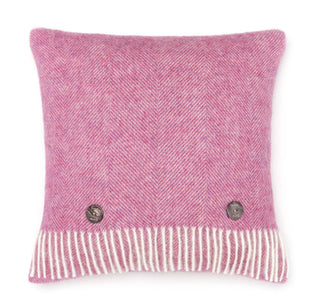 Herringbone Pink Cushion