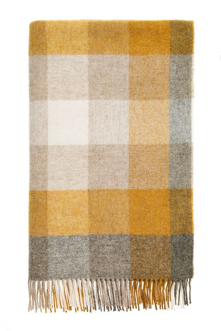 Harlequin Mustard Throw