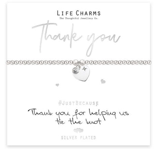 Thank You Tie The Knot Bracelet