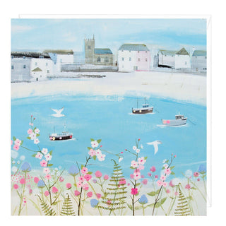 Harbour Boats Greeting Card