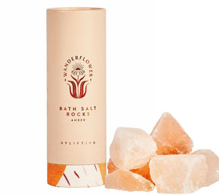 Amber Bath Salt Rocks