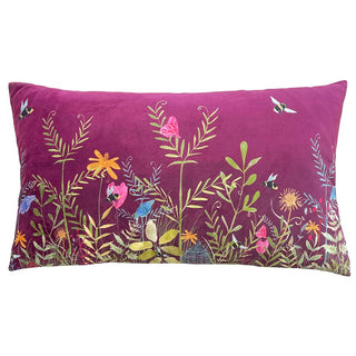 Willow Wildflower Meadow 30X50 Feather Cushion Multi