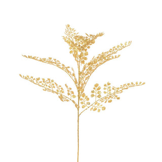 Sparkle Maidenhair Spray Gold